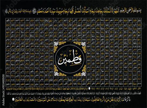 "asmaul badr" all 313 badr warriors names in arabic. translation "the 313 holy names of badr" the "badr" is the arabic name of the  place of ancient arabia