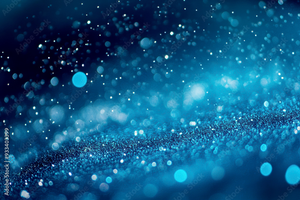 Blue and gold Christmas backgrounds. AI generative. Blue and gold Christmas backgrounds. AI generative.