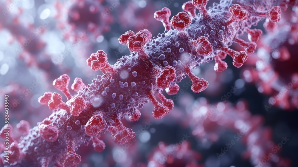 Microscopic View of a Coronavirus Microscopic View of a Coronavirus