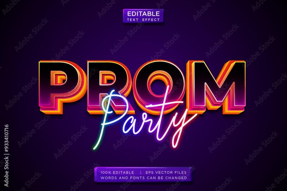 night club neon 3d editable text effect night club neon 3d editable text effect