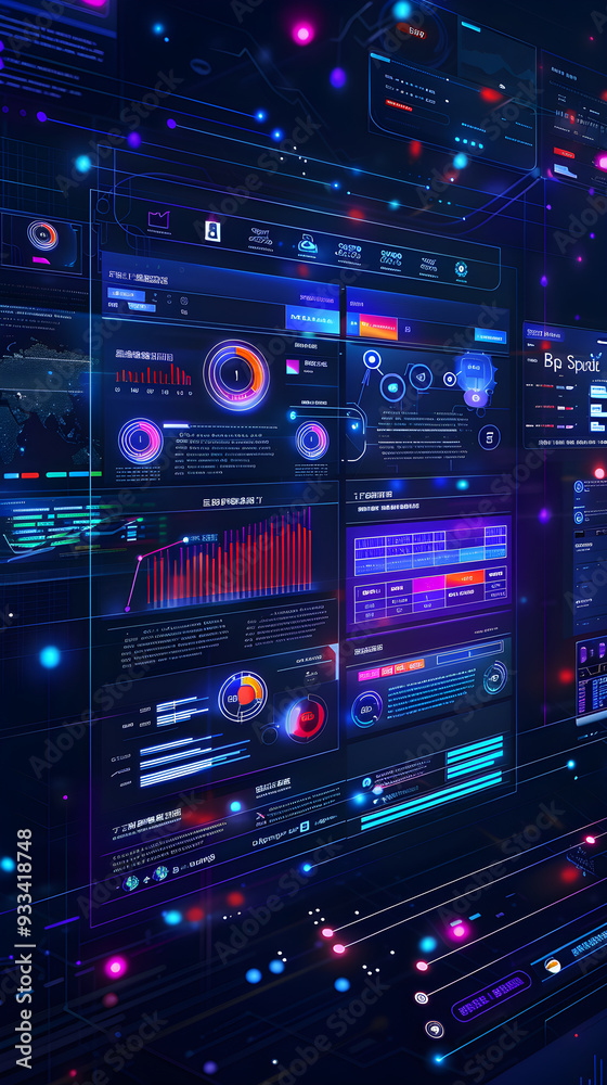 Obraz premium User-Friendly, Multifunctional Software Interface for Enhanced Productivity and Streamlined Workflow