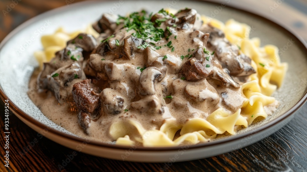Delicious Beef Stroganoff with Noodles Delicious Beef Stroganoff with Noodles