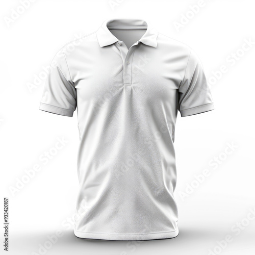 Polo tshirt mockup isolated white Background 