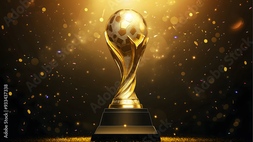 A Winners Trophy Cup, Championship, World Cup. Generative AI