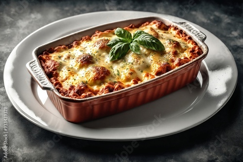 Baked Lasagna with Basil