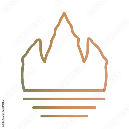 Gas Flame icon Design