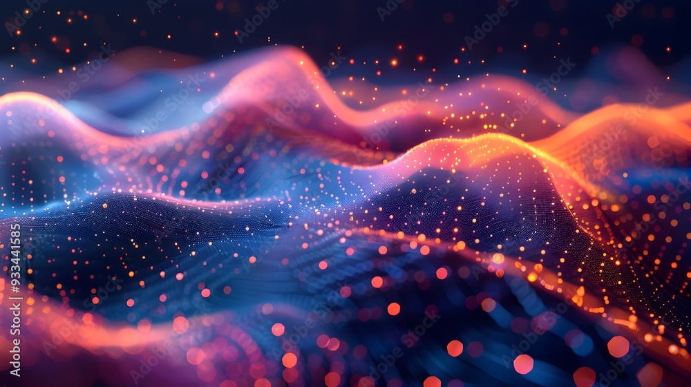 Stunning Abstract Data Visualization and Intelligence Inspired Digital Art
