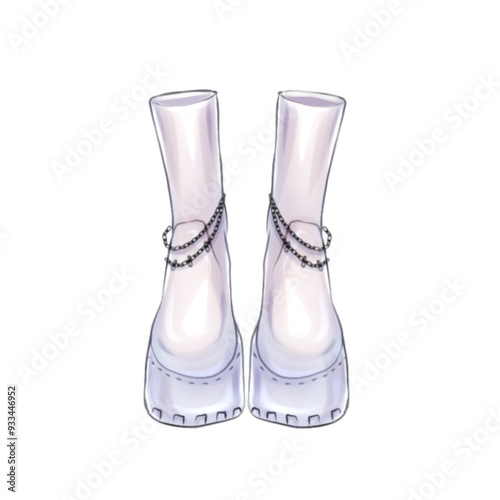 Trendy boots with a sleek design, bold details, and a perfect blend of style and comfort