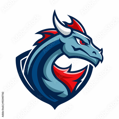 Wallpaper Mural Dragon art vector illustration Torontodigital.ca