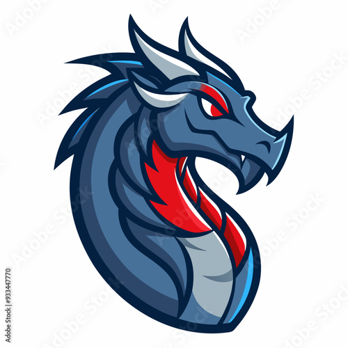 Wallpaper Mural Dragon art vector illustration Torontodigital.ca