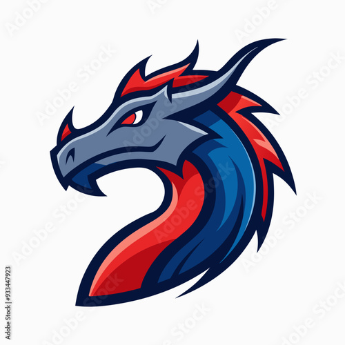 Wallpaper Mural Dragon art vector illustration Torontodigital.ca