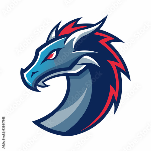 Wallpaper Mural Dragon art vector illustration Torontodigital.ca