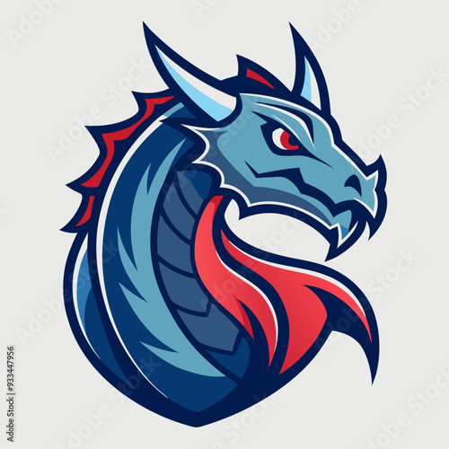 Wallpaper Mural Dragon art vector illustration Torontodigital.ca