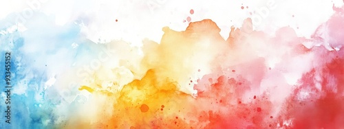 Vivid watercolor backdrop