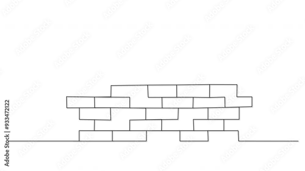 Brick wall construction. Bricks installing, building wall. Concept of construction, protection, craftsmanship and module structure. Brick wall construction. Bricks installing, building wall. Concept of construction, protection, craftsmanship and module structure.