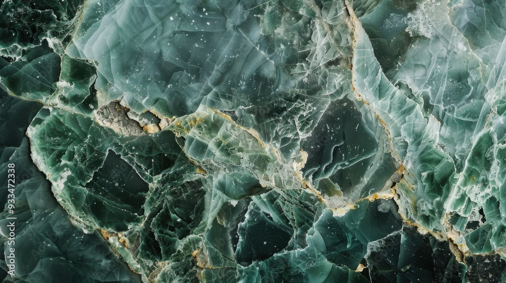 Obraz premium Abstract green marble texture background