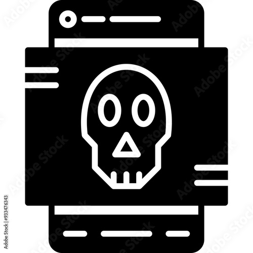 Skull X-Ray Icon