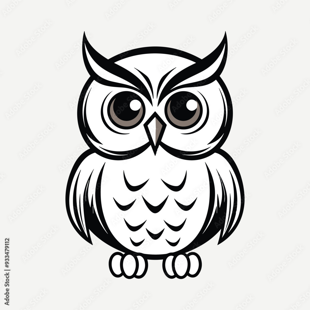 Fototapeta premium Owl Clipart