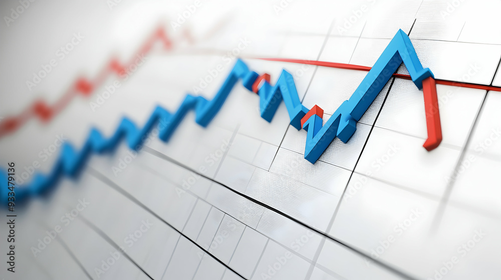 stock market indIndian stock market growth graph chart. 3d illustration.. stock market indIndian stock market growth graph chart. 3d illustration..
