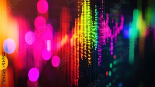 Wallpaper Mural Financial Investment Concept with Stock Market Trading Graph and Candlestick Chart Torontodigital.ca