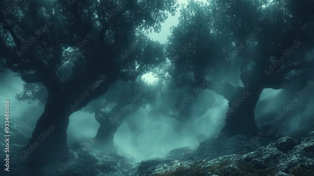 mystical forest enshrouded in thick swirling mist towering ancient trees with gnarled branches emerging from the fog ethereal atmosphere with hints of hidden wonders and natural magic mystical forest enshrouded in thick swirling mist towering ancient trees with gnarled branches emerging from the fog ethereal atmosphere with hints of hidden wonders and natural magic