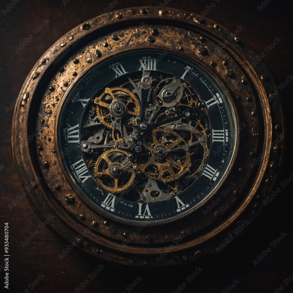Fototapeta premium The minimalist design trend in modern watchmaking