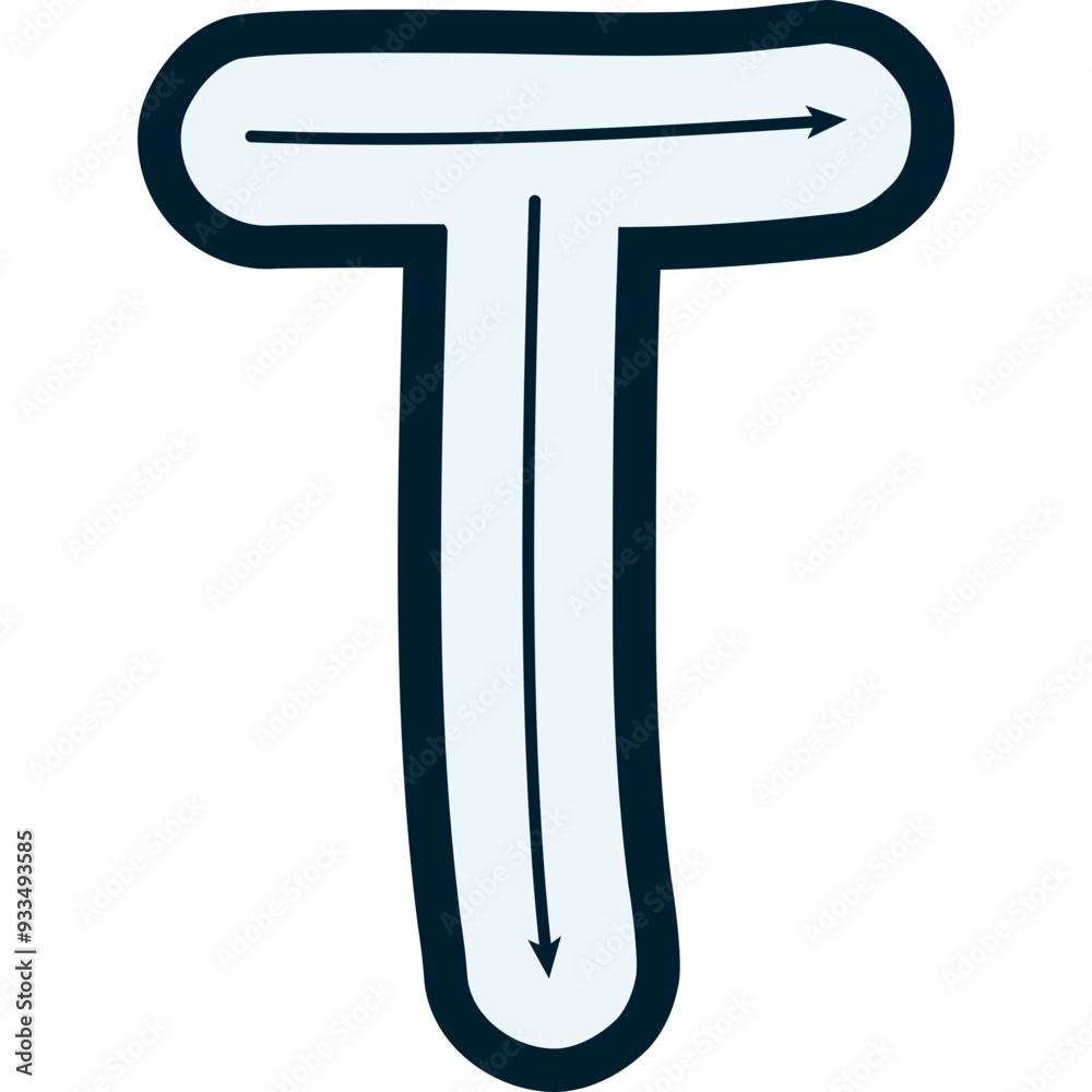 Alphabet Tracing Guide Line