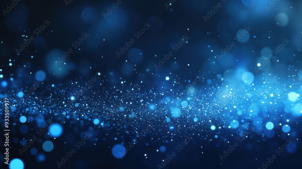 A mesmerizing abstract of blue bokeh lights with dreamy and soft atmosphere, invoking a sense of calm. A mesmerizing abstract of blue bokeh lights with dreamy and soft atmosphere, invoking a sense of calm.