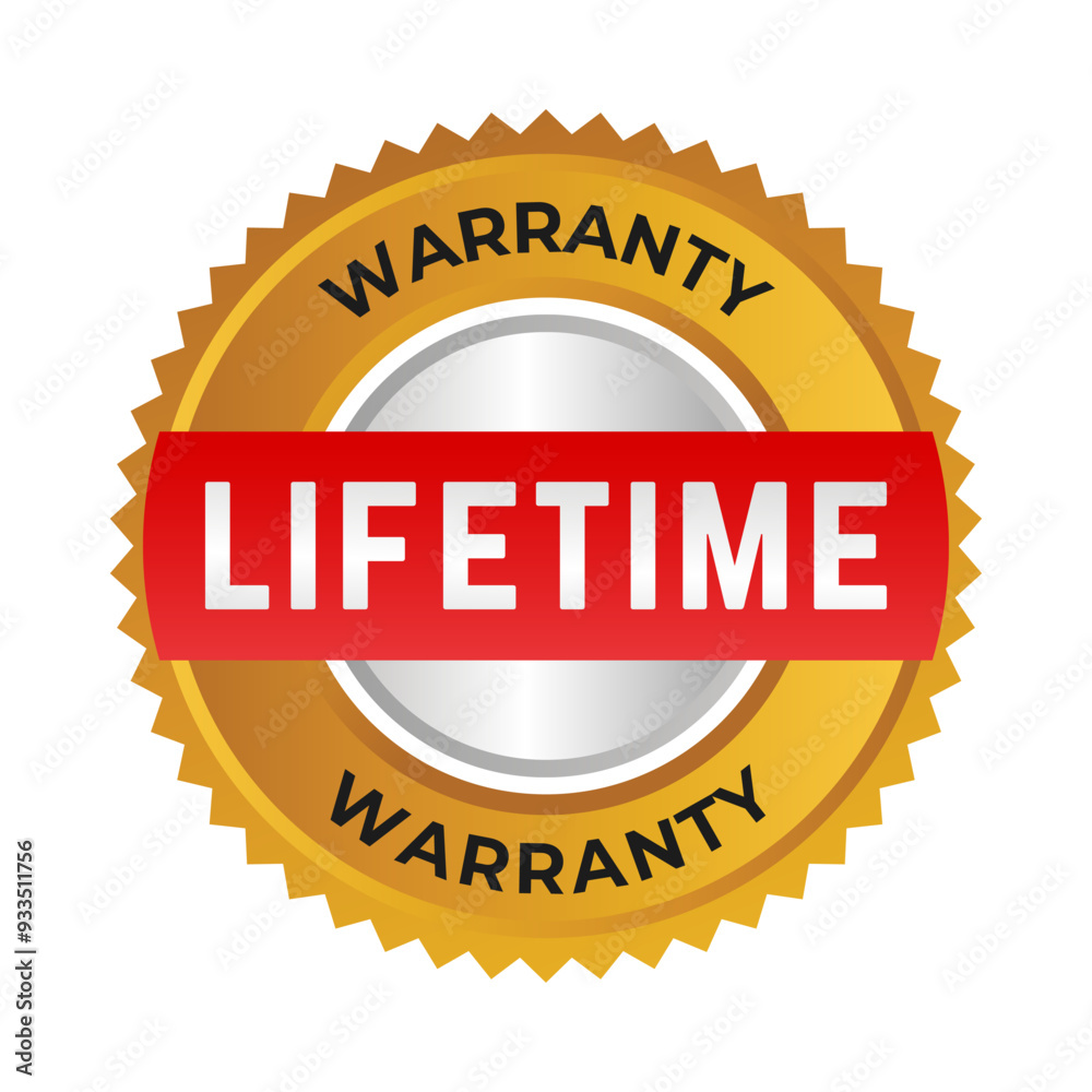 Lifetime Warranty - Stamp, Imprint, Seal Template. Vector Stock Illustration Lifetime Warranty - Stamp, Imprint, Seal Template. Vector Stock Illustration