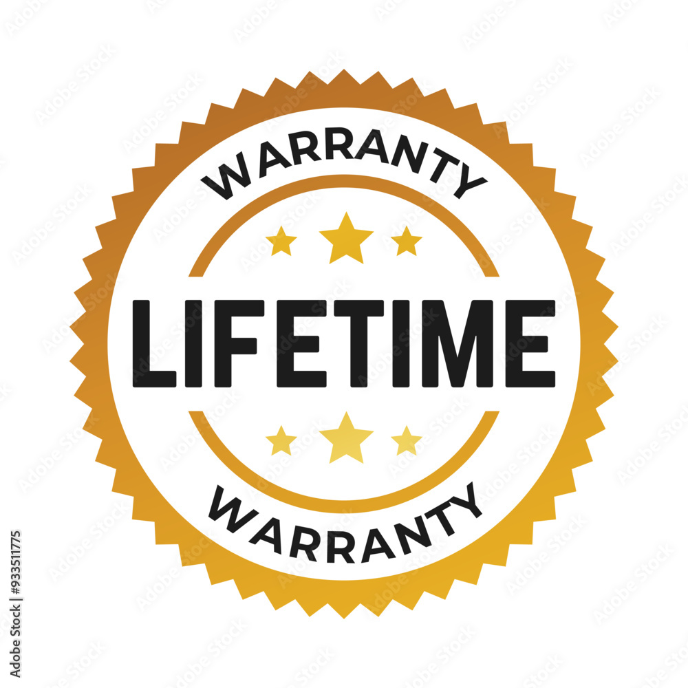 Lifetime Warranty - Stamp, Imprint, Seal Template. Vector Stock Illustration Lifetime Warranty - Stamp, Imprint, Seal Template. Vector Stock Illustration