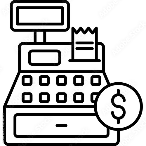 Cashier machine Icon