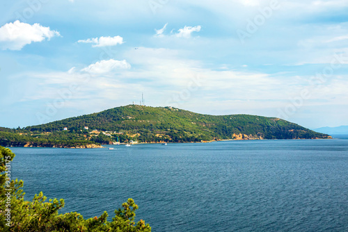 view of islands and sea, adalar, prince islands istanbul 