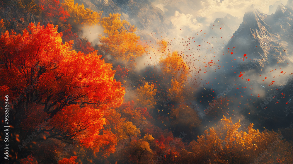 Fototapeta premium 秋の紅葉