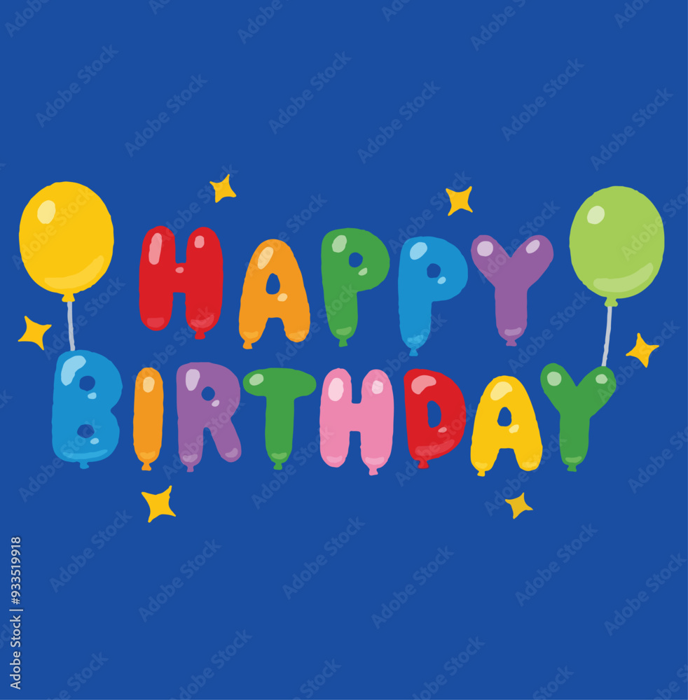 happy birthday card with balloons happy birthday card with balloons