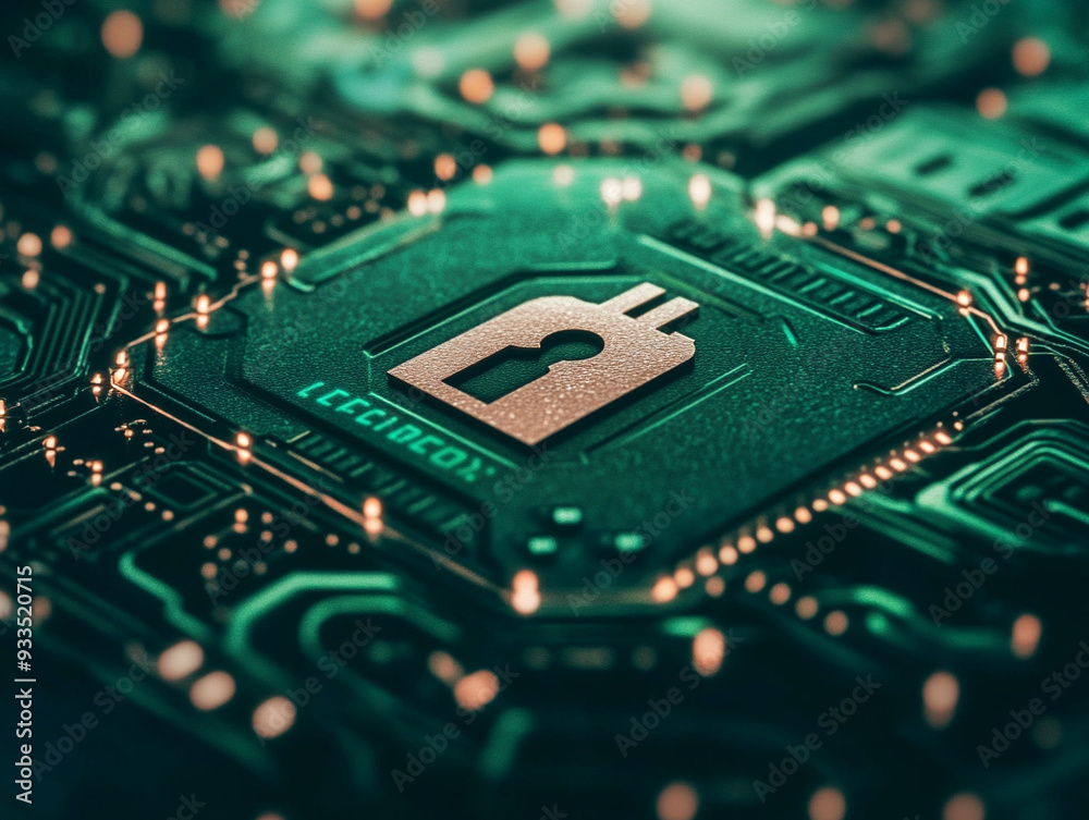 Data Computer security and privacy chips motherboard Data Computer security and privacy chips motherboard