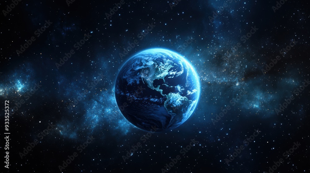 Obraz premium Earth in Space