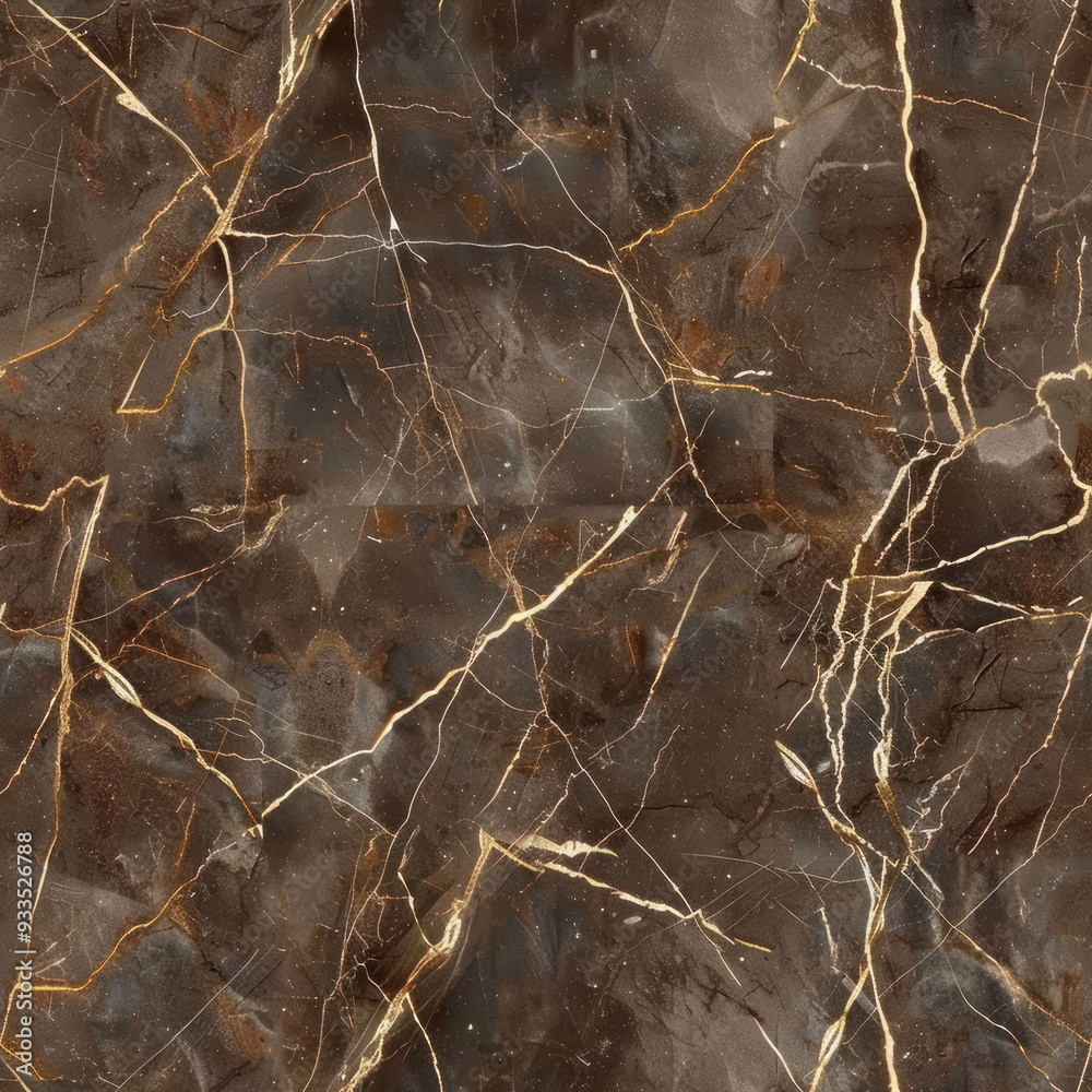 Brown marble background with golden line, pattern for seamless Brown marble background with golden line, pattern for seamless