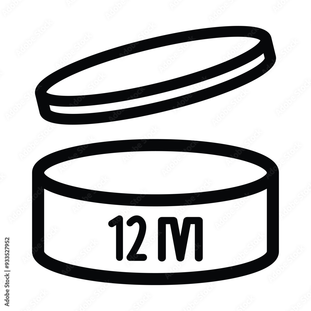 12 month period after opening icon 12 month period after opening icon