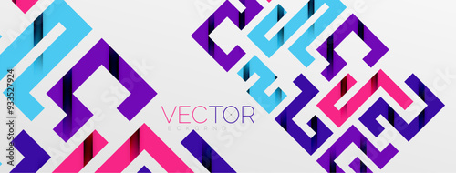 Color bend lines with shadow texture effect. Vector Illustration For Wallpaper, Banner, Background, Card, Book Illustration, landing page