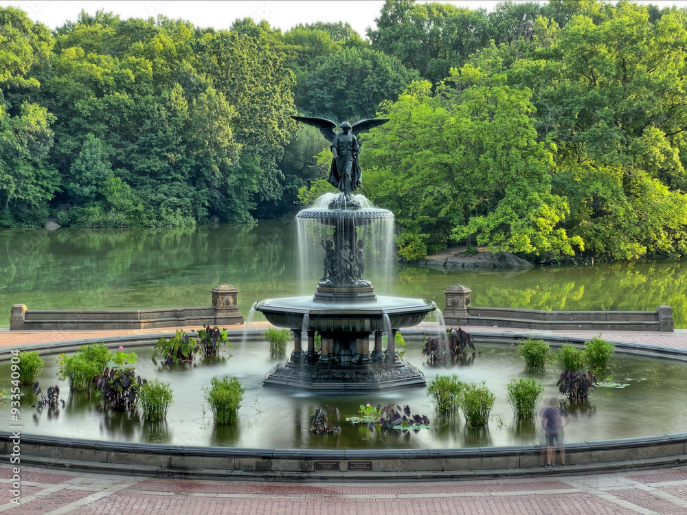 Αυτοκόλλητο Bethesda Terrace and Fountain