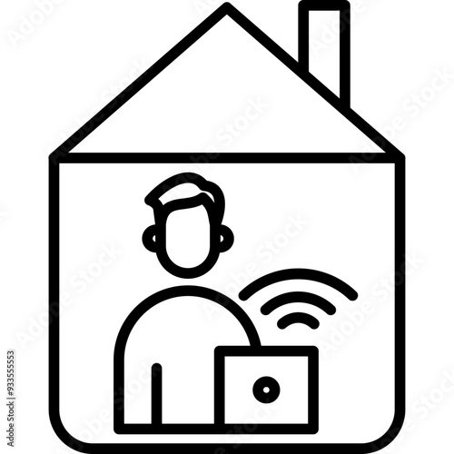 Work From Home Icon