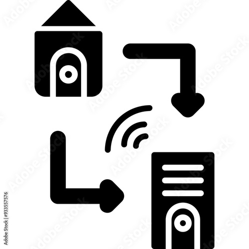 Hybrid Work Icon