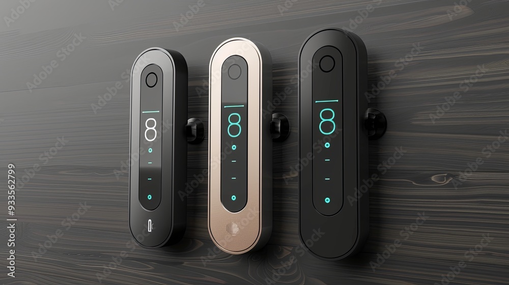 Obraz premium remote controls for controlling smart home functions