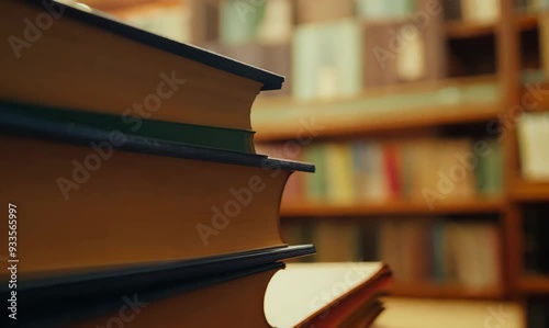 Close-up of Colorful Books in a Cozy Bookstore