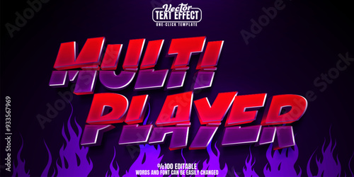 Game editable text effect, customizable action and video 3d font style