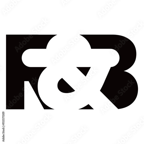 VECTOR LOGO SILUETE R AND B.eps