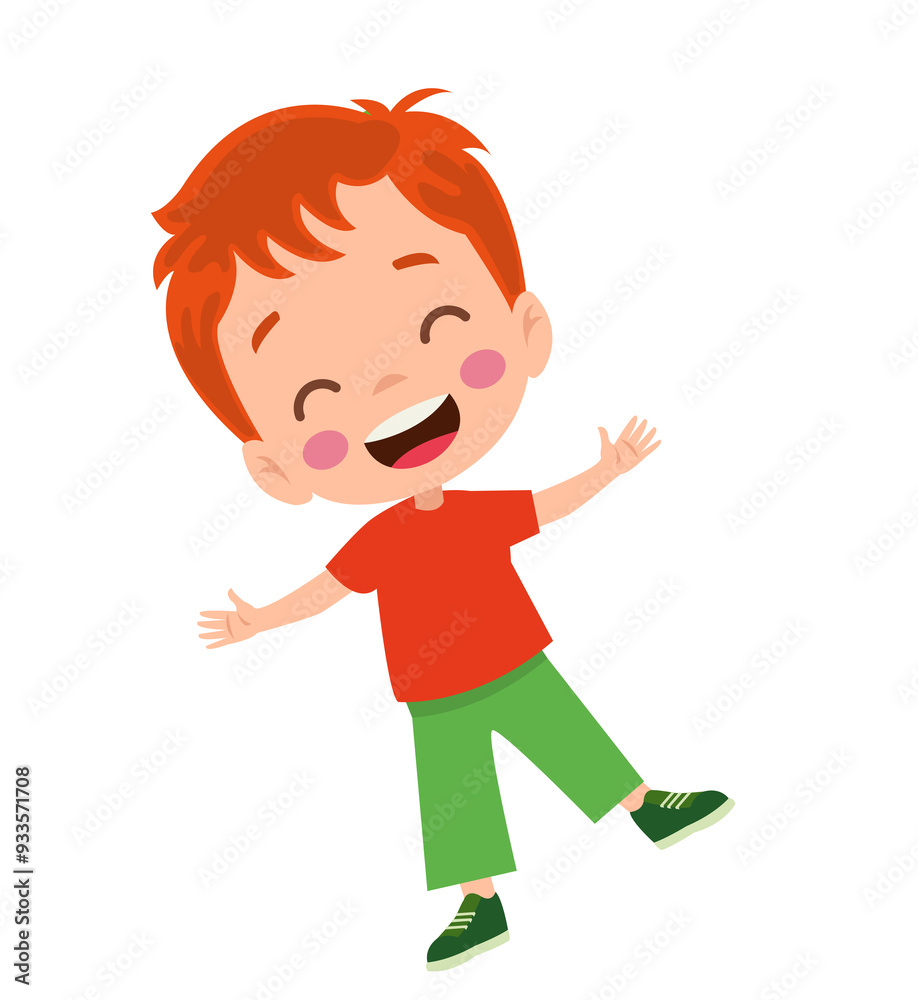 vector illustration of students in different postures vector illustration of students in different postures