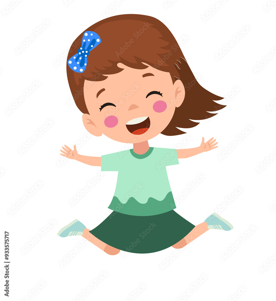 vector illustration of students in different postures vector illustration of students in different postures