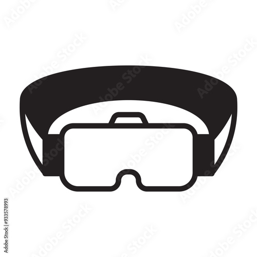 VR Glasses Solid Black