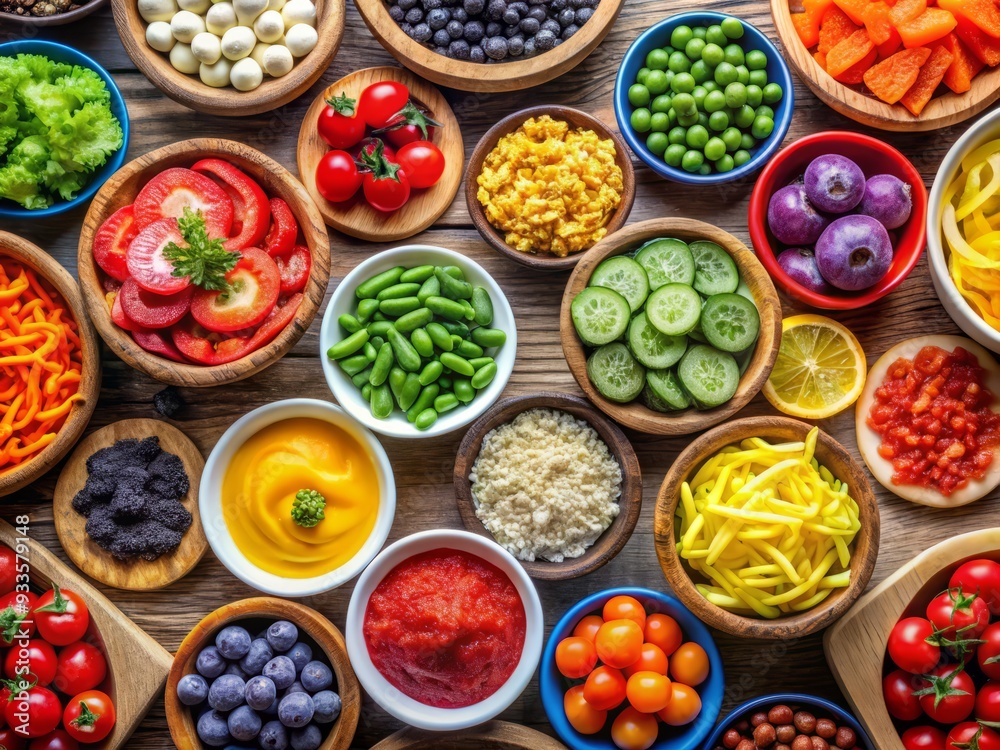 Vibrant Colorful Toppings Vibrant Colorful Toppings